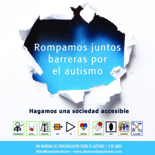 El Ayuntamiento de Molina de Segura iluminará su fachada de azul los días 1 y 2 de abril para conmemorar el Día Internacional de Concienciación sobre el Autismo