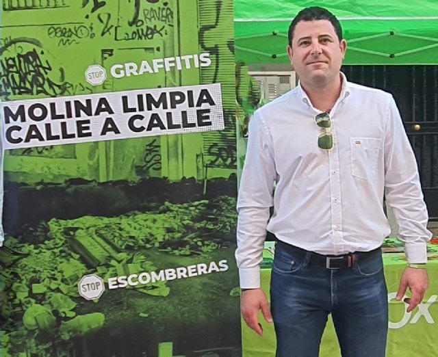 VOX Molina denuncia la utilización del alcalde socialista García Cantó de su cargo público para fines inapropiados